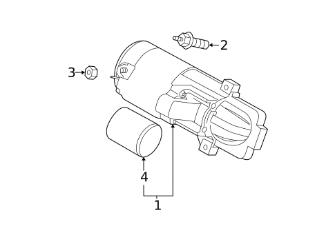 Starter for 2014 Mazda 5 #1