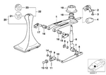 25111221576 - Gearshift: Shifting Arm for BMW Image
