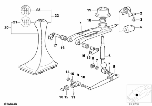 Gearshift Manual Transmission for 1990 BMW 850Ci #0