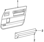 J236DCC - Body: Trim Panel for Mopar Image