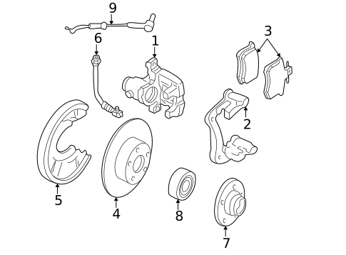 Hardware, Fasteners & Fittings for 2004 Audi Allroad Quattro #1