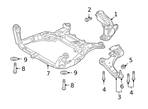 Suspension Components for 2009 Land Rover LR2 #1