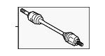 39101JK50B - : Axle Assembly for Infiniti Image