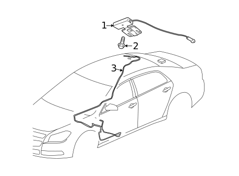 Antenna & Radio for 2008 Chevrolet Malibu #0