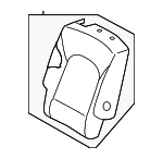 89400B8150ZZC - Body: Seat Back Assembly for Hyundai Image
