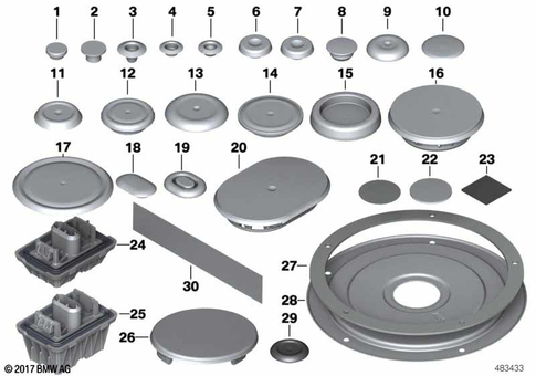 Various Body Parts for 2014 BMW 750iX #0