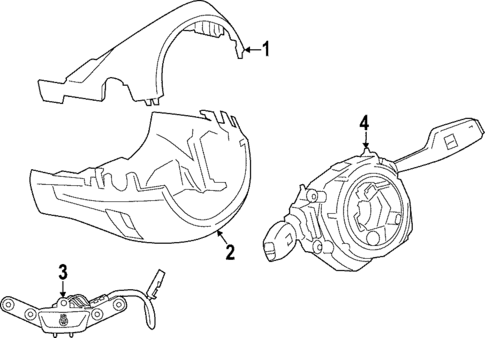 Shroud, Switches & Levers for 2024 BMW 230i xDrive #0