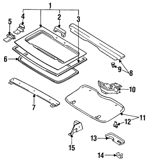 Sunroof for 1994 Dodge Stealth #0