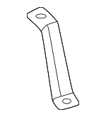 51487428155 - Exhaust: Exhaust Shield Rear Bracket for BMW Image