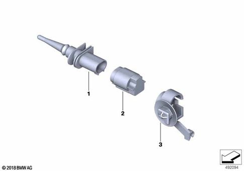 Temperature Sensor for 2019 BMW 740eX #0