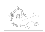 WA2108809918 - Attachment Parts: Front Fender for Mercedes-Benz Image