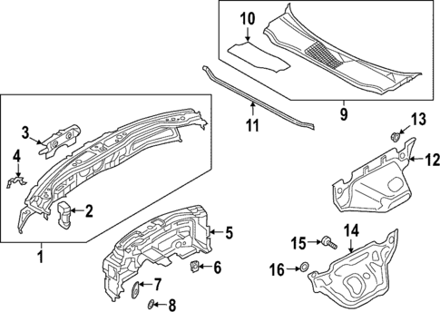Cowl for 2025 Audi S7 Sportback #1