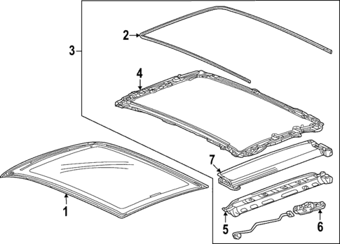 Sunroof for 2025 Cadillac LYRIQ #1