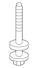 90119A0248 - Suspension: Engine Cradle Mount Bolt for Toyota: Avalon, Camry, Crown, Crown Signia, Grand Highlander, Highlander, RAV4, RAV4 Prime, Sienna, Venza Image