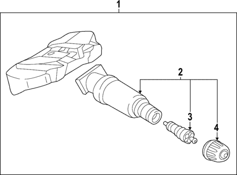Tire Pressure Monitor Components for 2024 BMW M3 #0