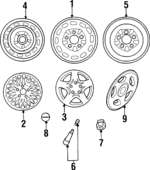 S10H37192A - : Center Cap for Mazda: MPV Image