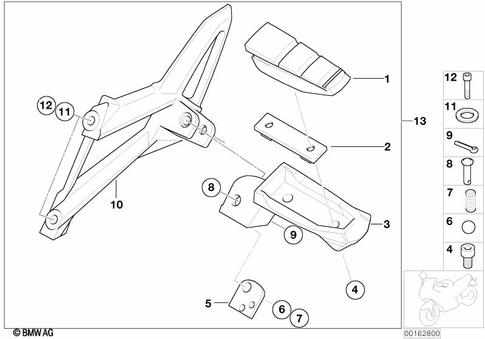 Footrests for 2008 BMW-Motorrad G 650 Xchallenge #0