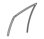 72235T5A003 - : 2015 Honda Fit - Channel R Front Door Run for Honda: Fit Image