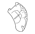 MR527666 - Steering: Lower Cover for Mitsubishi Image