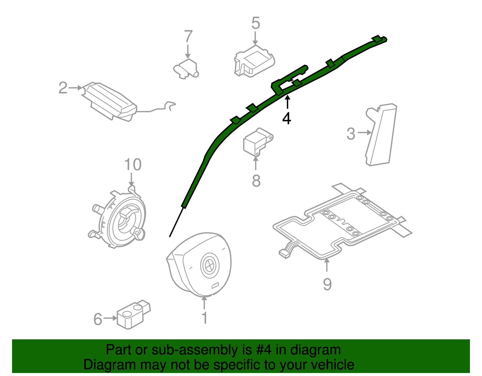 Head Air Bag - BMW (72-12-6-979-912)