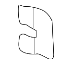 66201FC030 - Body: Center Panel Bracket for Subaru: Forester, Impreza Image