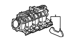 22991051 - Engine: Intake Manifold for Chevrolet: Silverado 2500 HD, Silverado 3500 HD | GMC: Sierra 2500 HD, Sierra 3500 HD Image