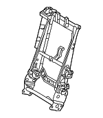 710170E201 - Body: Seat Back Frame for Toyota: Highlander Image