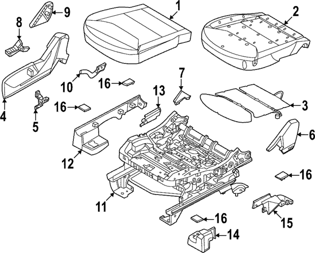 NZ6Z6062900CC - : Seat Cover for Ford: Maverick Image
