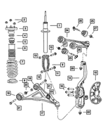 4895743AC - : Suspension Shock Absorber for Dodge: Magnum Image