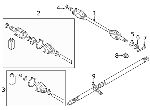 Drive Axles for 2025 Mitsubishi Outlander Sport #1