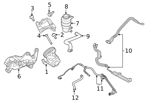 Pump & Hoses for 2007 Jeep Patriot #0