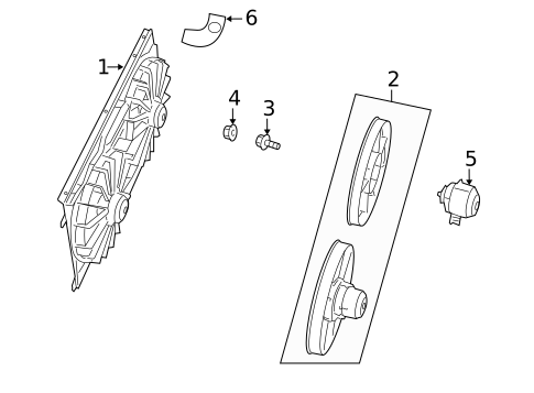 Cooling Fan for 2014 Jeep Patriot #0