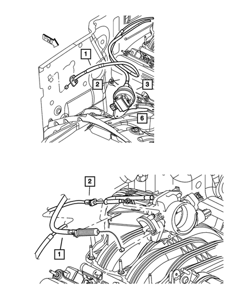Throttle Controls for 2006 Jeep Liberty #1