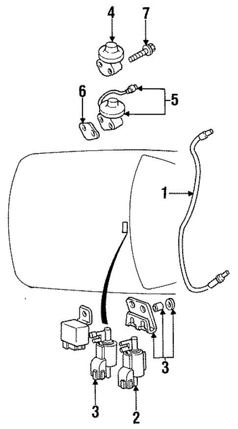 Emission System for 1991 Hyundai Scoupe #0