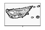 811500R162 - : 2019-2021 Toyota - Headlamp Assembly Left-hand Front Left for Toyota: RAV4, RAV4 Prime Image