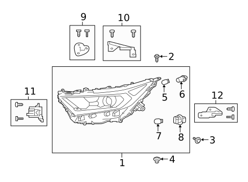 Bulbs - Chassis for 2019 Toyota RAV4 #4
