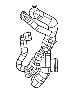 68501897AC - Cooling System: Upper Hose for Mopar Image
