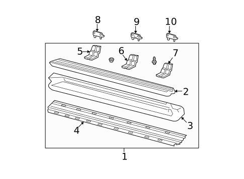Running Board for 2005 Mercury Mountaineer #1