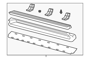 3L2Z16451CAG - : Running Board for Mercury: Mountaineer Image