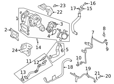 Turbocharger & Components for 2023 Kia Sportage #0