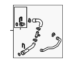 4G0122101AT - Cooling System: Upper Hose for Audi: A6, A6 Quattro Image