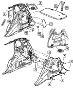RK001L8AE - : Shelf Trim Panel for Mopar Image