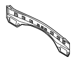 LB5Z7840320A - Body: Panel Below Gate for Ford: Explorer, Police Interceptor Utility Image