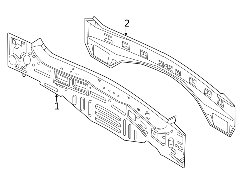 Rear Body Panel for 2023 Ford Explorer #0