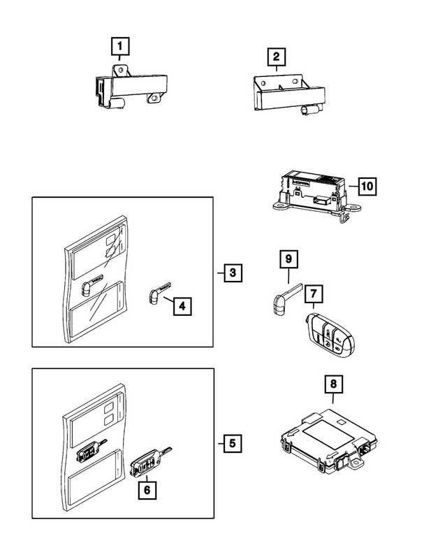 68719160AA - : Passive Entry Antenna for Mopar Image