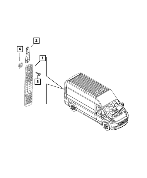 Panels - Moldings - Scuff Plates, Pillar, Cowl, 1/4 Panel Trim and Cargo Covers for 2022 Ram ProMaster 1500 #3
