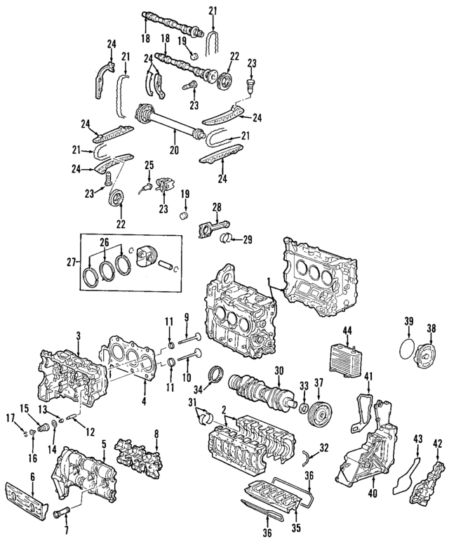 95510567500 - Engine: Valve Seals for Porsche Image