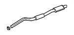 18307646430 - Exhaust: Muffler &amp; Pipe for BMW Image
