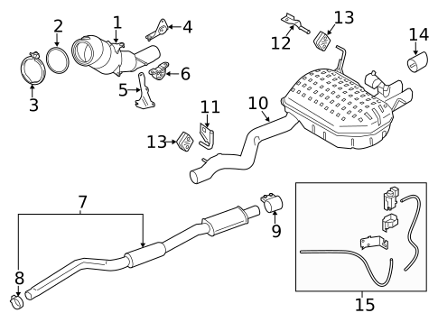 Exhaust Components for 2014 BMW X1 #0