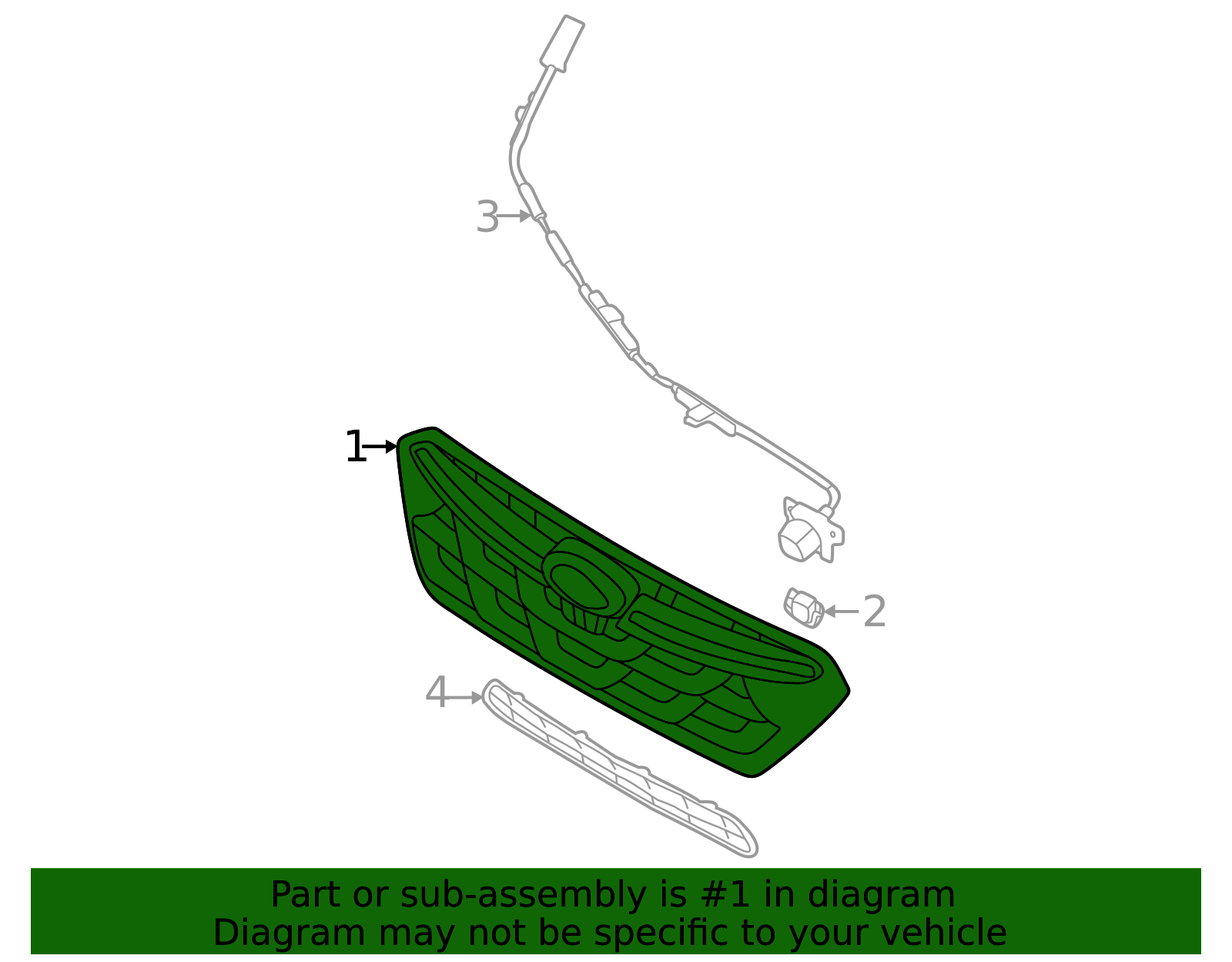 2023 Subaru Crosstrek Upper Grille 91121FL641 | OEM Parts Online